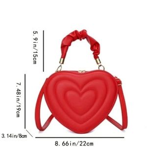 Heart red bag